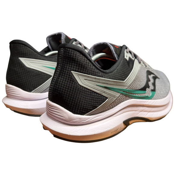 SAUCONY Axon Men's 13 Road Running Shoes Alloy Black Grey Sneakers Comfort - Picture 4 of 16